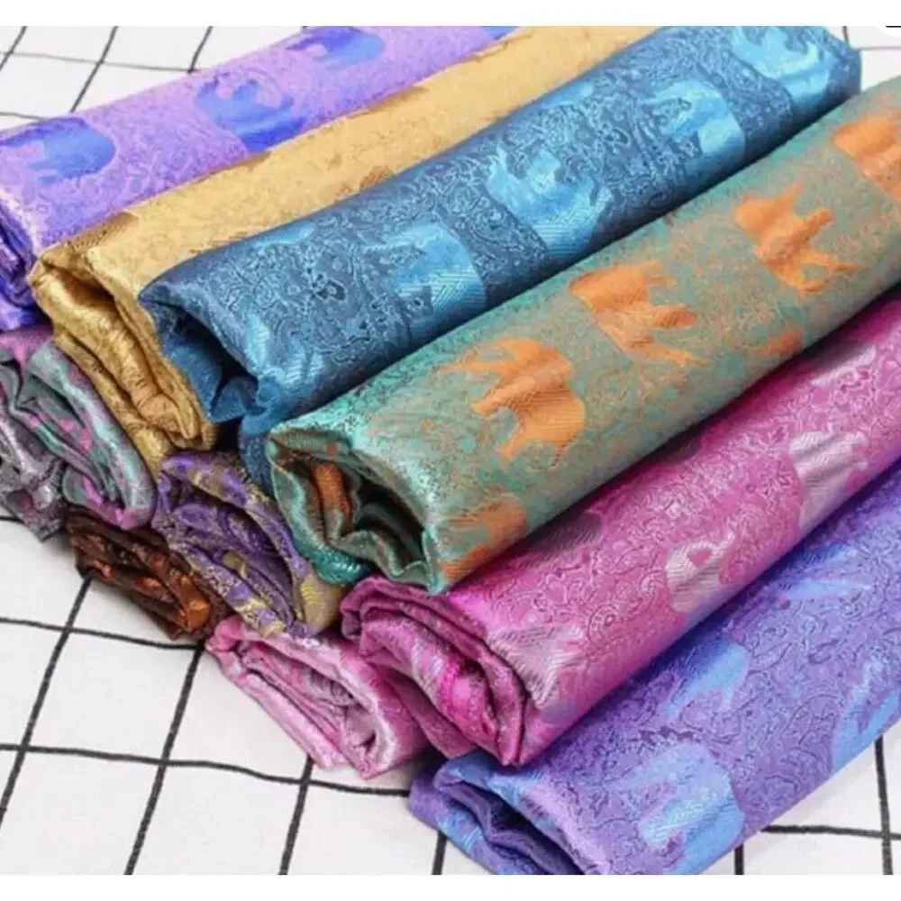 Thai Silk Elephant Soft Shawl Scarf Wrap